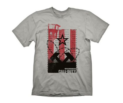 Gadżet dla gracza MGA Entertainment T-Shirt Call of Duty: Cold War "Guard Tower" Jasnoszary L